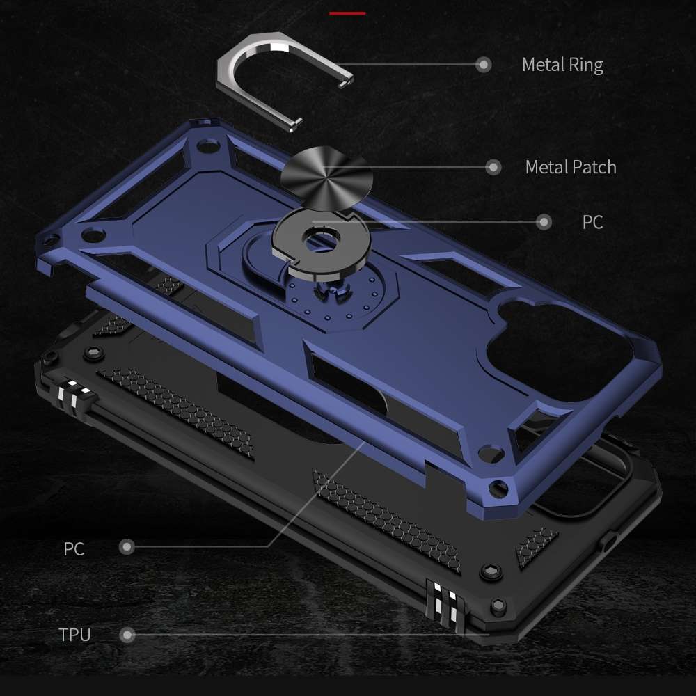 Outdoor Case für SAMSUNG GALAXY A22 4G TPU PC Hybrid Sergeant Armor Hülle Cover