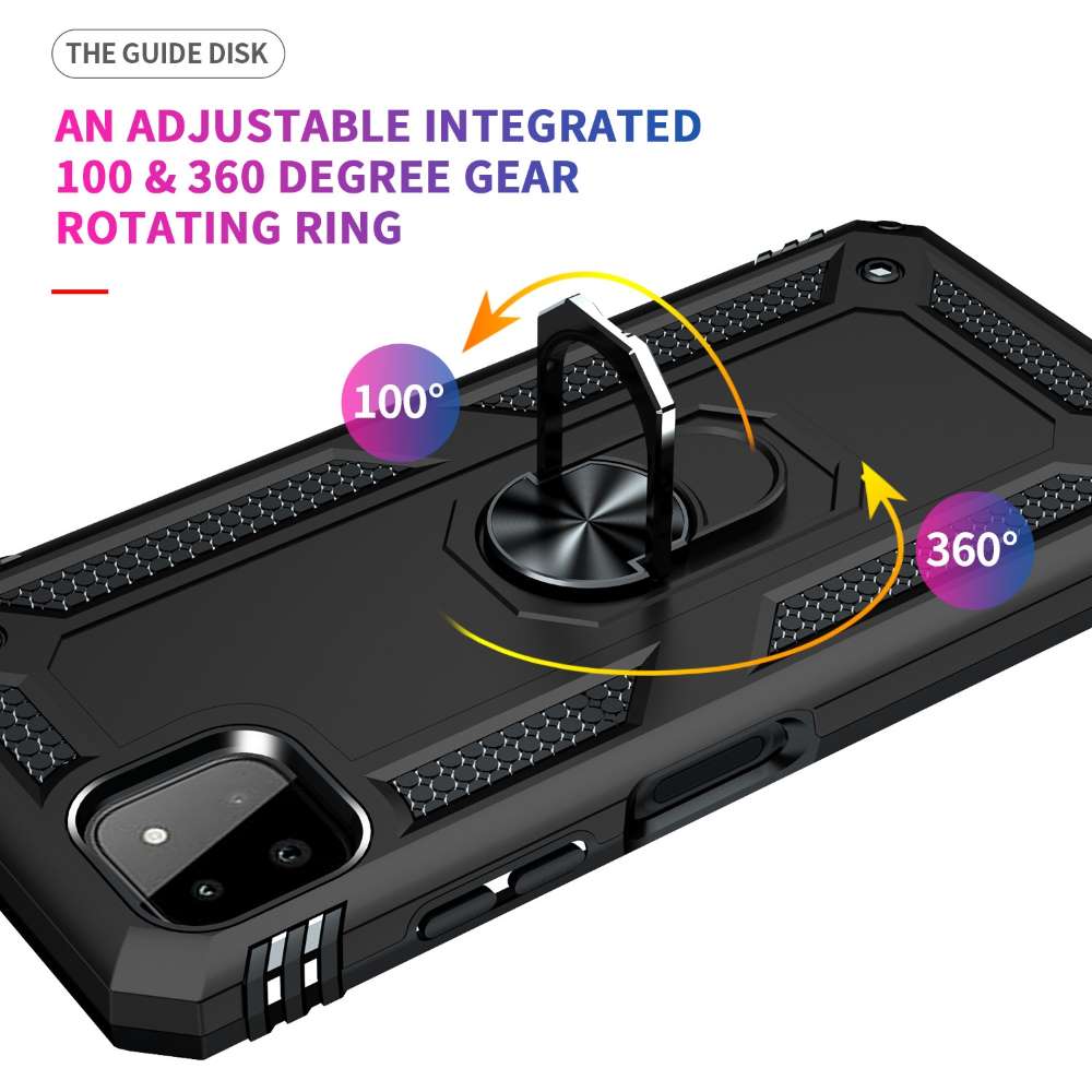 Outdoor Case für SAMSUNG GALAXY A22 5G TPU PC Hybrid Sergeant Armor Hülle Cover