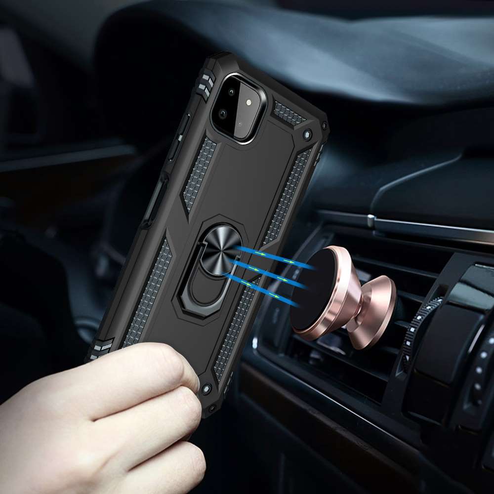 Outdoor Case für SAMSUNG GALAXY A22 5G TPU PC Hybrid Sergeant Armor Hülle Cover