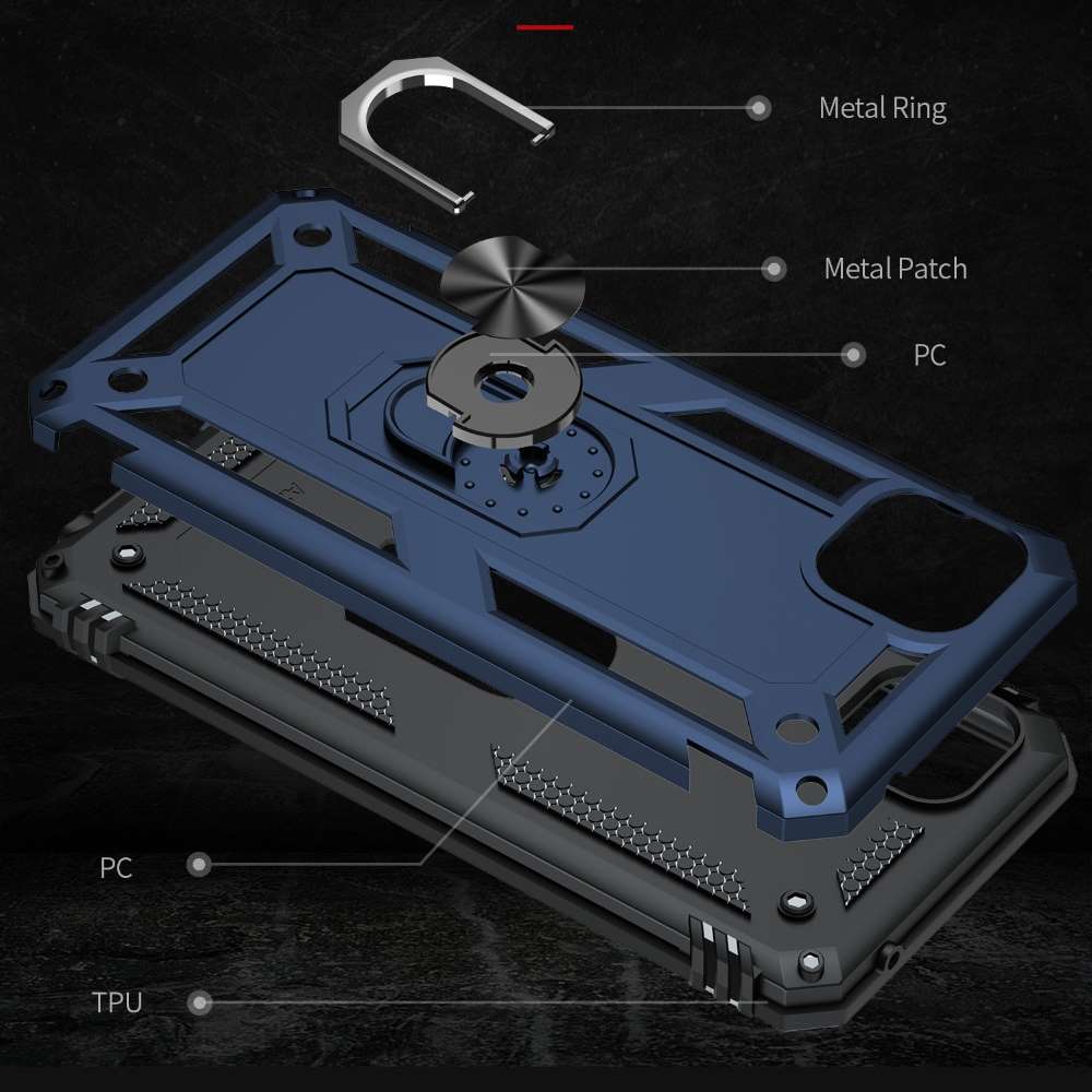 Outdoor Case für SAMSUNG GALAXY A22 5G TPU PC Hybrid Sergeant Armor Hülle Cover