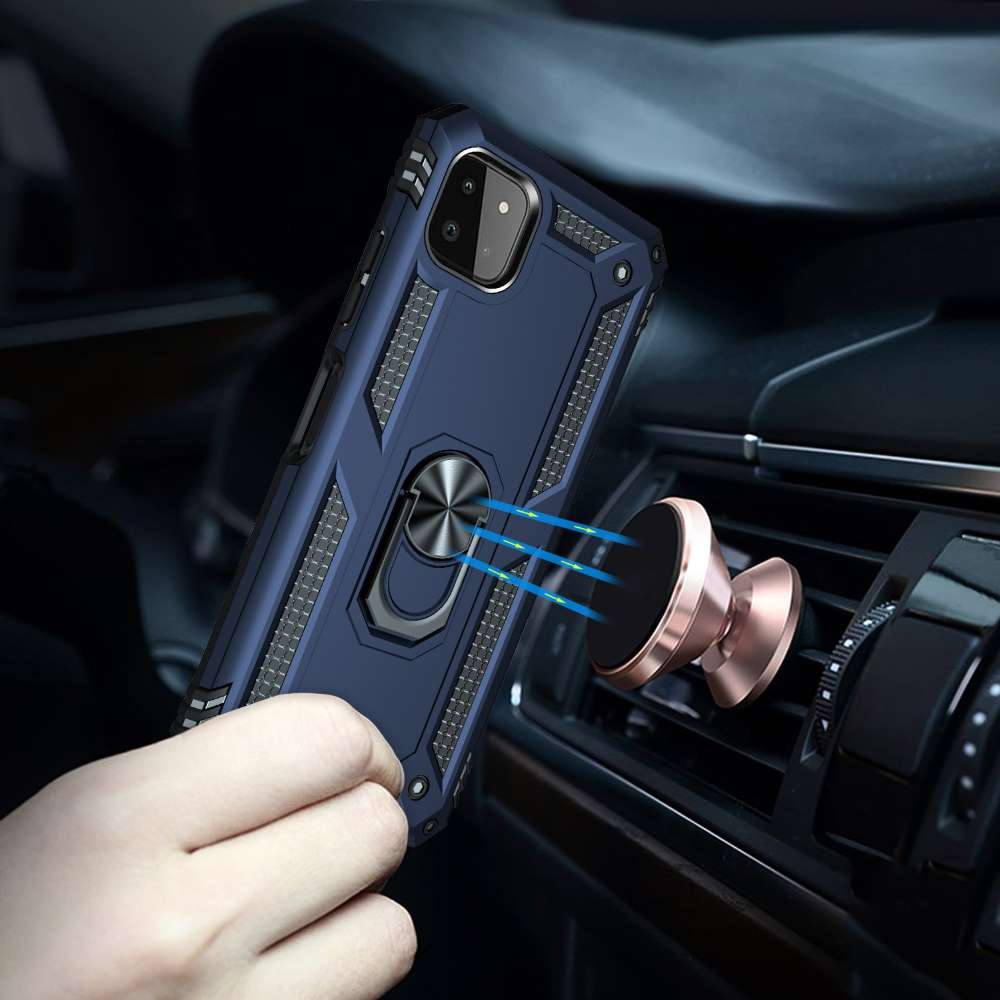 Outdoor Case für SAMSUNG GALAXY A22 5G TPU PC Hybrid Sergeant Armor Hülle Cover