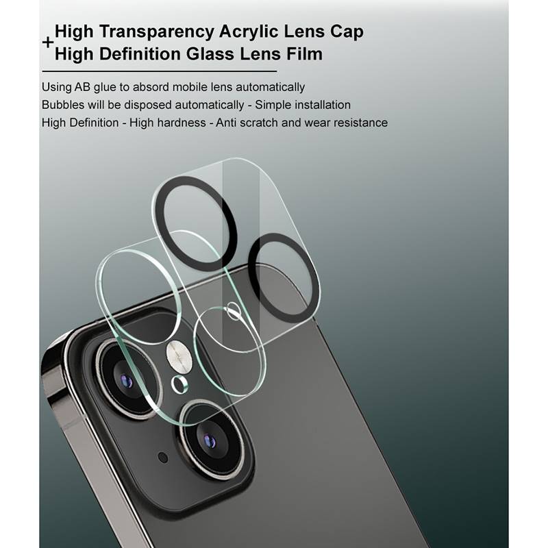 IMAK Kamera Schutzglas für Apple iPhone 13 13 MINI Kameraschutz Glas Abdeckung