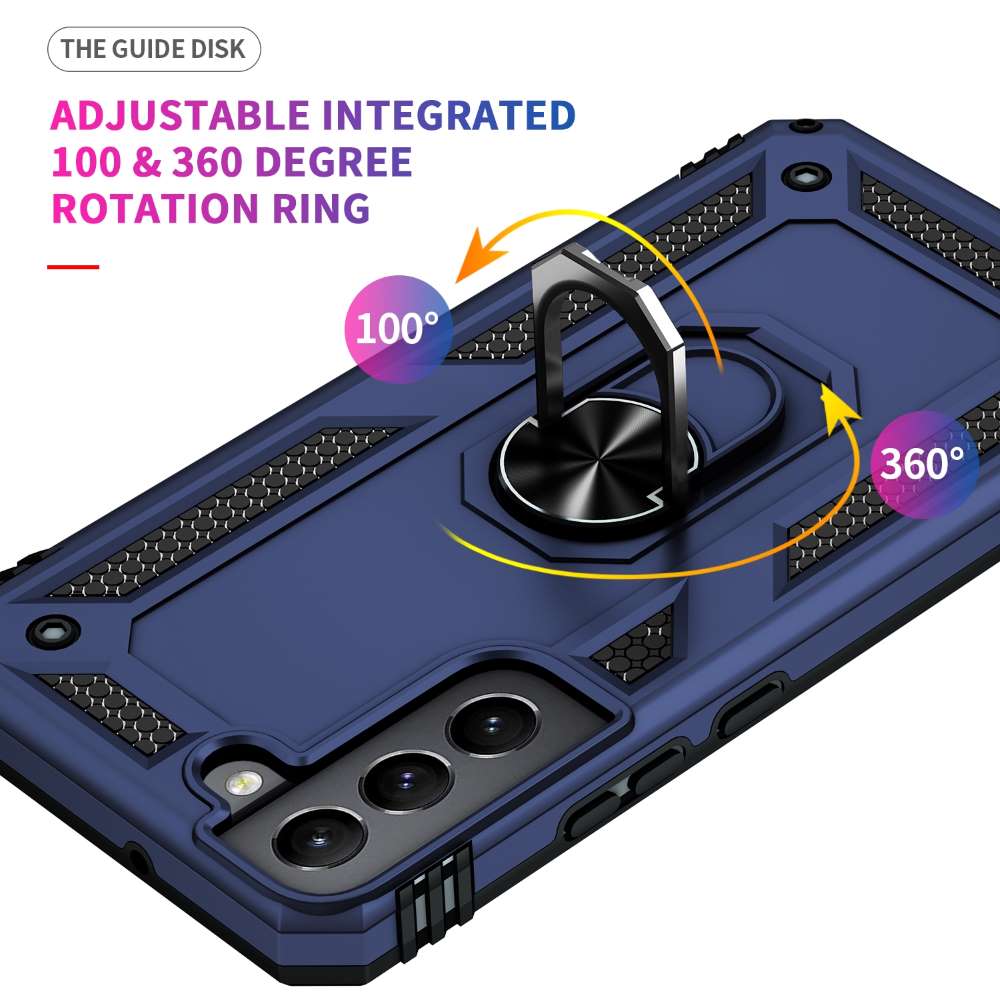 Outdoor Case für SAMSUNG GALAXY S22 TPU Hybrid Sergeant Armor Metall Ring Hülle