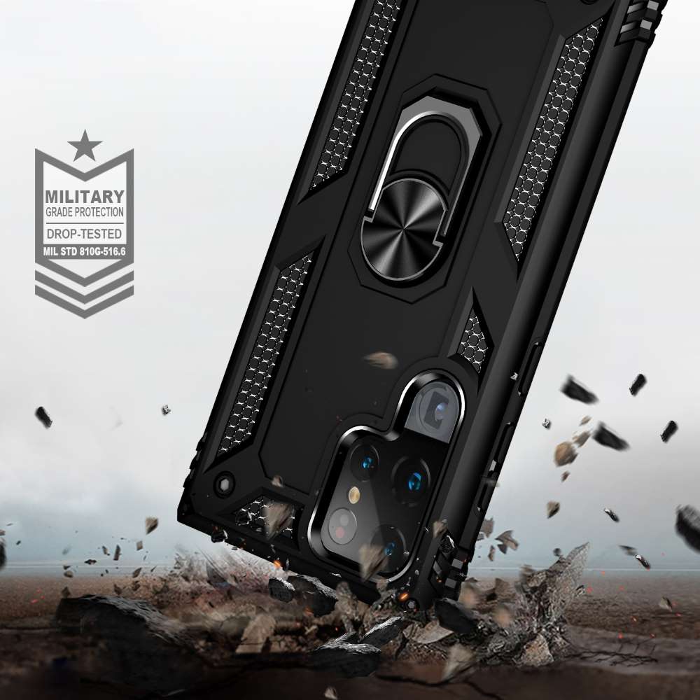 Outdoor Case für Samsung Galaxy S22 ULTRA TPU Hybrid Sergeant Armor Ring Hülle