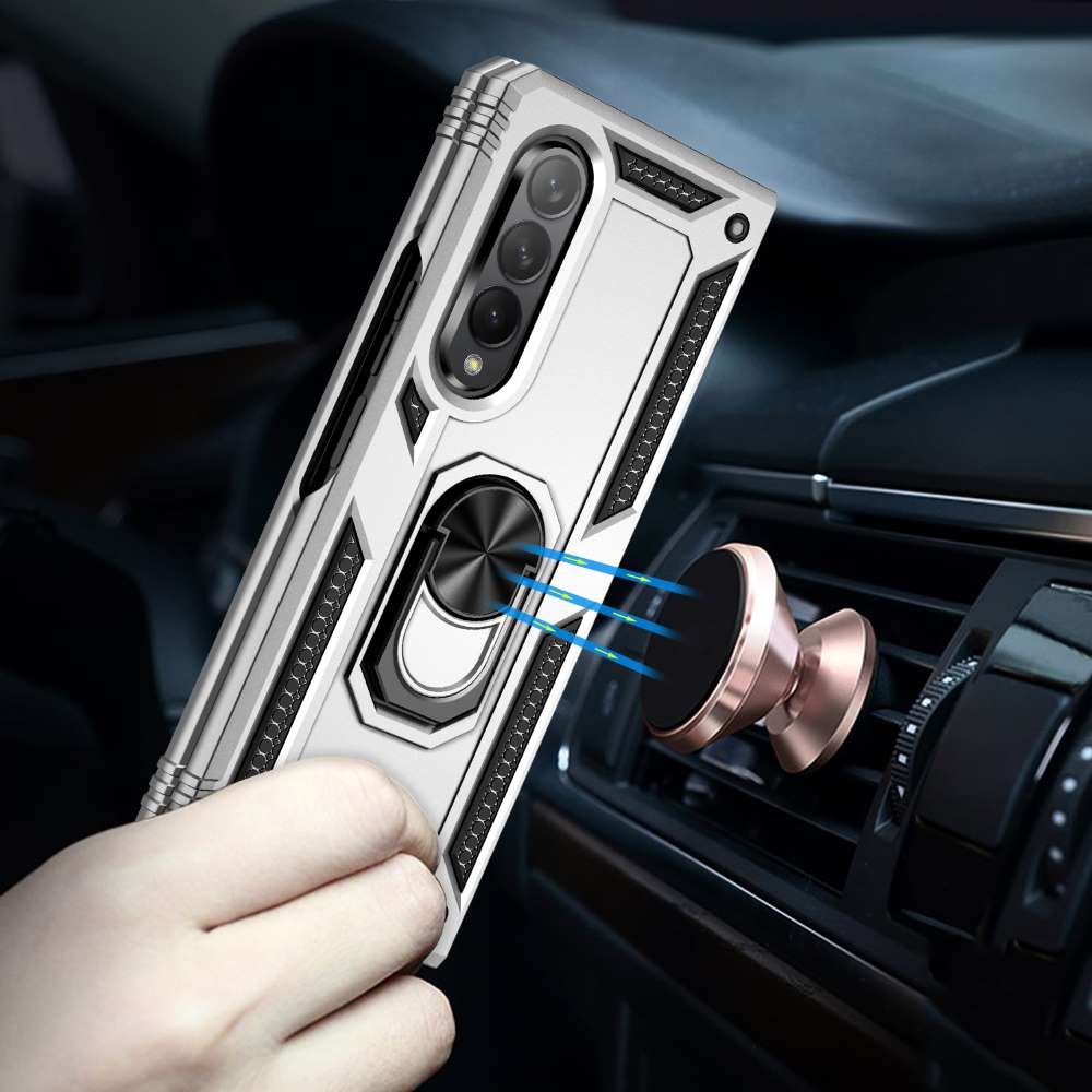 Outdoor Case für Samsung Galaxy Z FOLD3 TPU Hybrid Sergeant Armor Ring Hülle