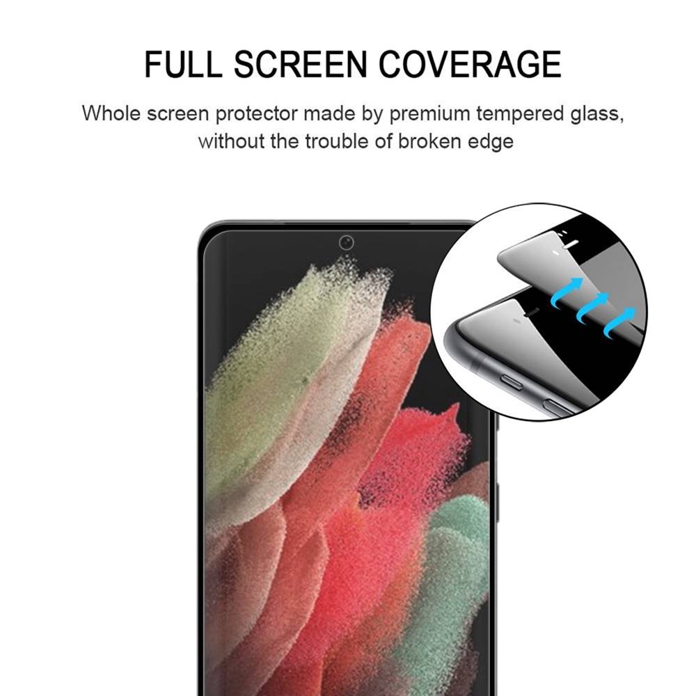 Schutzglas für Samsung Galaxy S22 ULTRA Full Cover Full Glue Curved Tempered