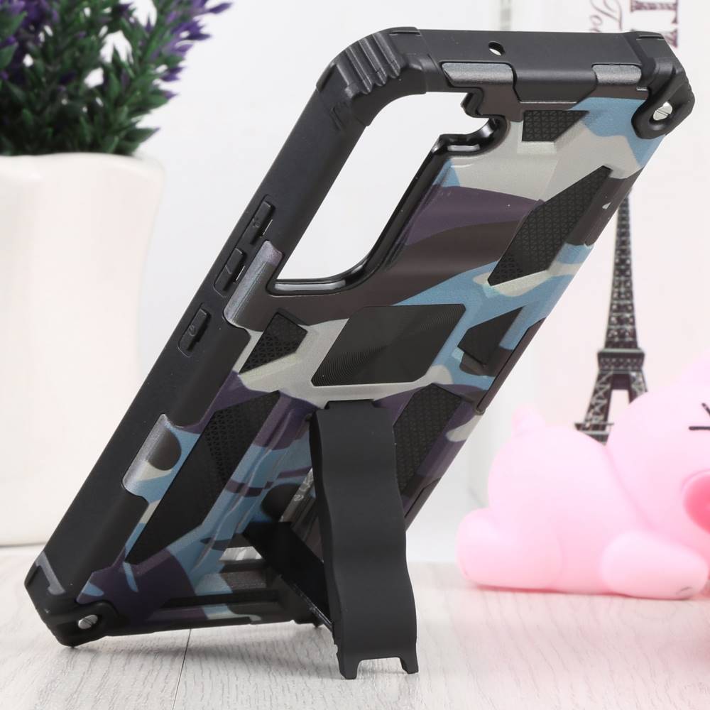 Outdoor Hülle für Samsung Galaxy S22 Camouflage Shockproof Schutz Cover Armor