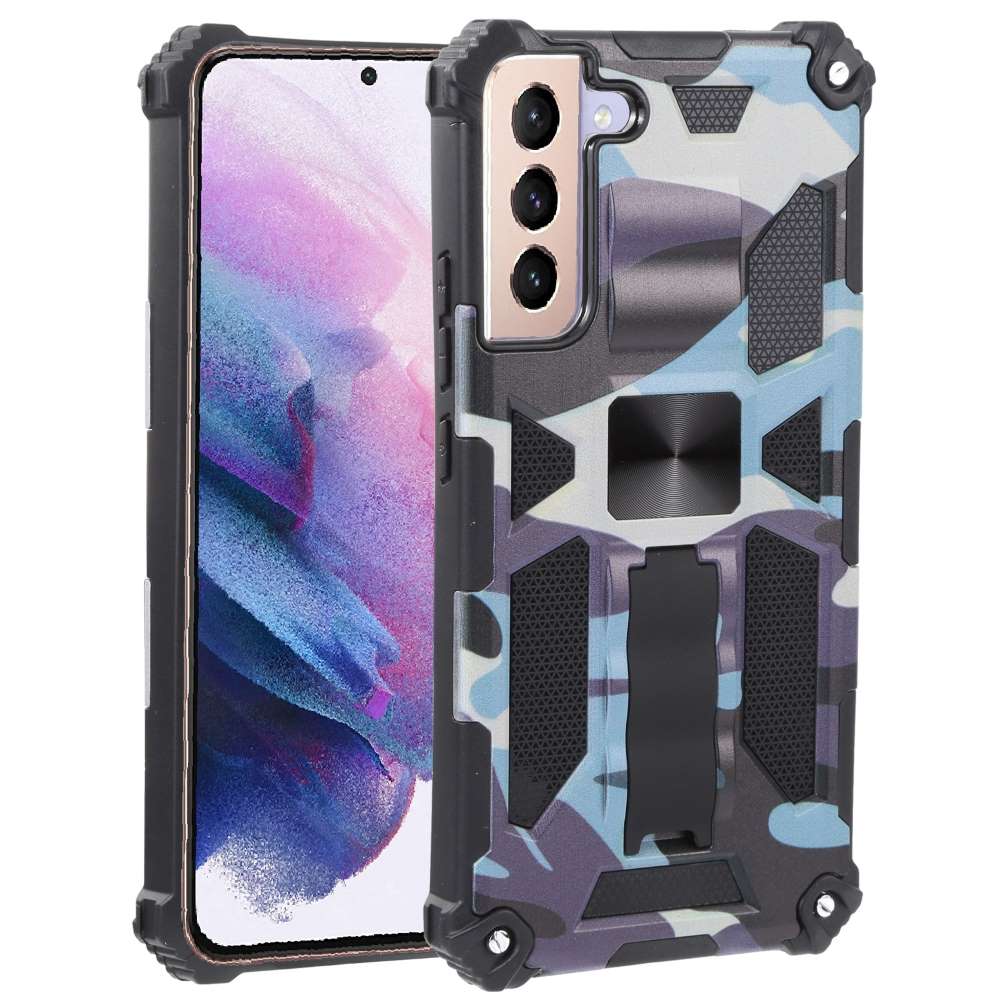 Outdoor Hülle für Samsung Galaxy S22 PLUS Camouflage Shockproof Schutz Cover