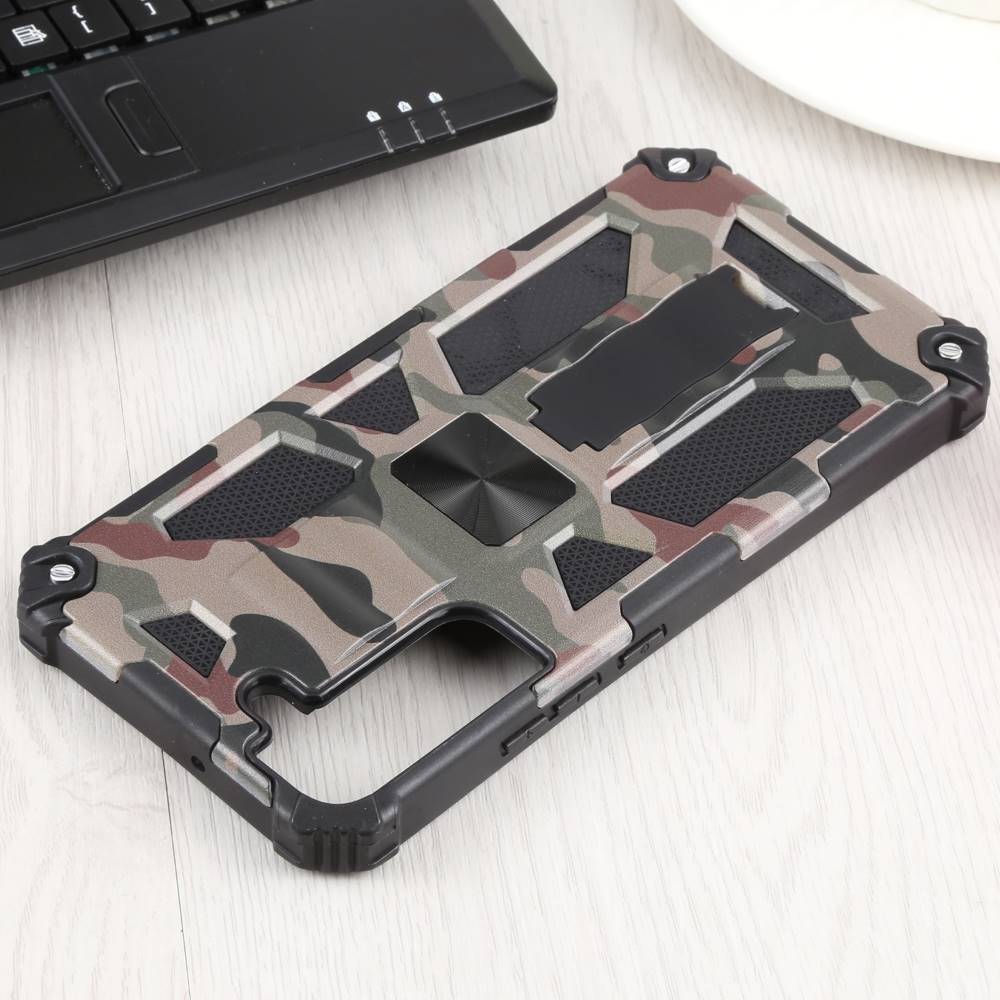 Outdoor Hülle für Samsung Galaxy S22 PLUS Camouflage Shockproof Schutz Cover
