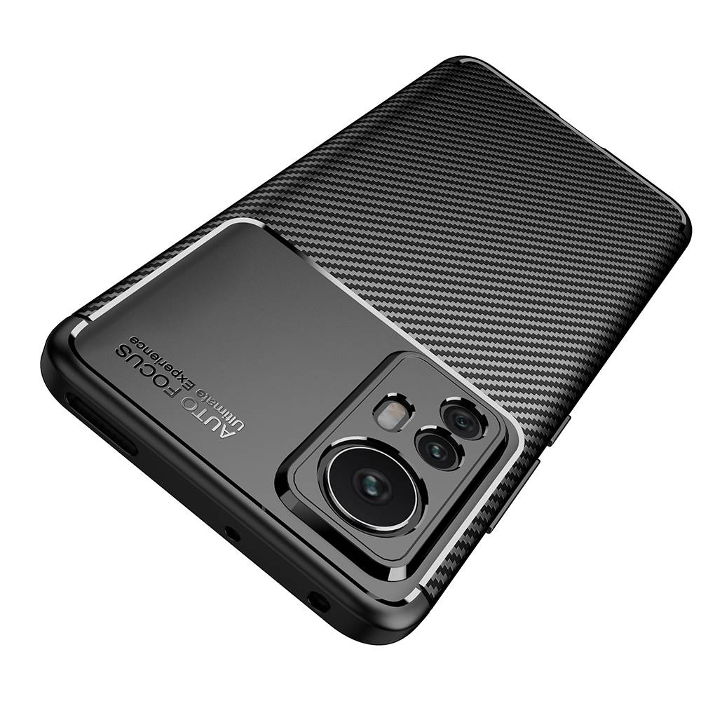 TPU Hülle für Xiaomi 12 12X Carbon Fiber Muster Textur Shockproof Cover Case