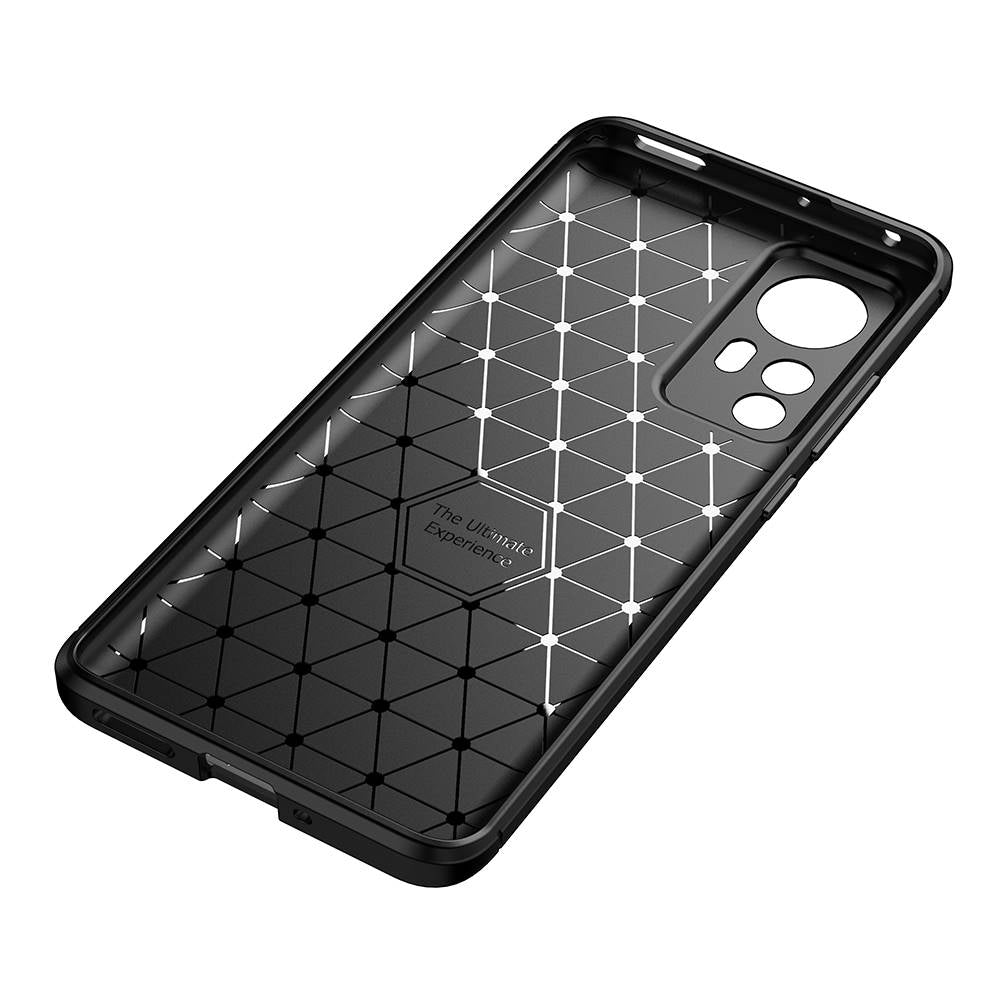 TPU Hülle für Xiaomi 12 12X Carbon Fiber Muster Textur Shockproof Cover Case