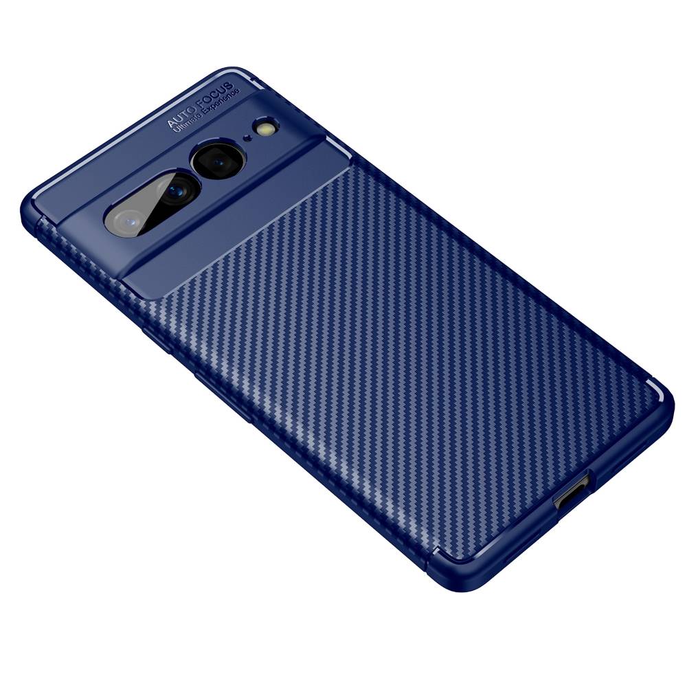 TPU Hülle für Google Pixel 7 PRO Carbon Fiber Muster Shockproof Back Cover Case