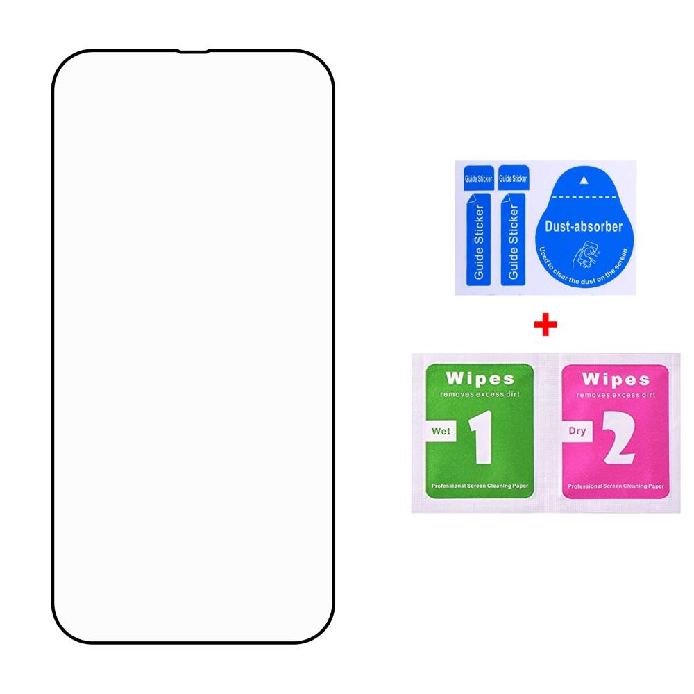 Schutzglas für Apple iPhone 14 Full Cover Full Glue Tempered Glass Folie Film