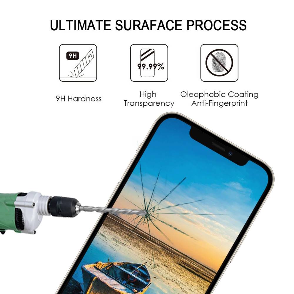 Schutzglas für Apple iPhone 14 Full Cover Full Glue Tempered Glass Folie Film