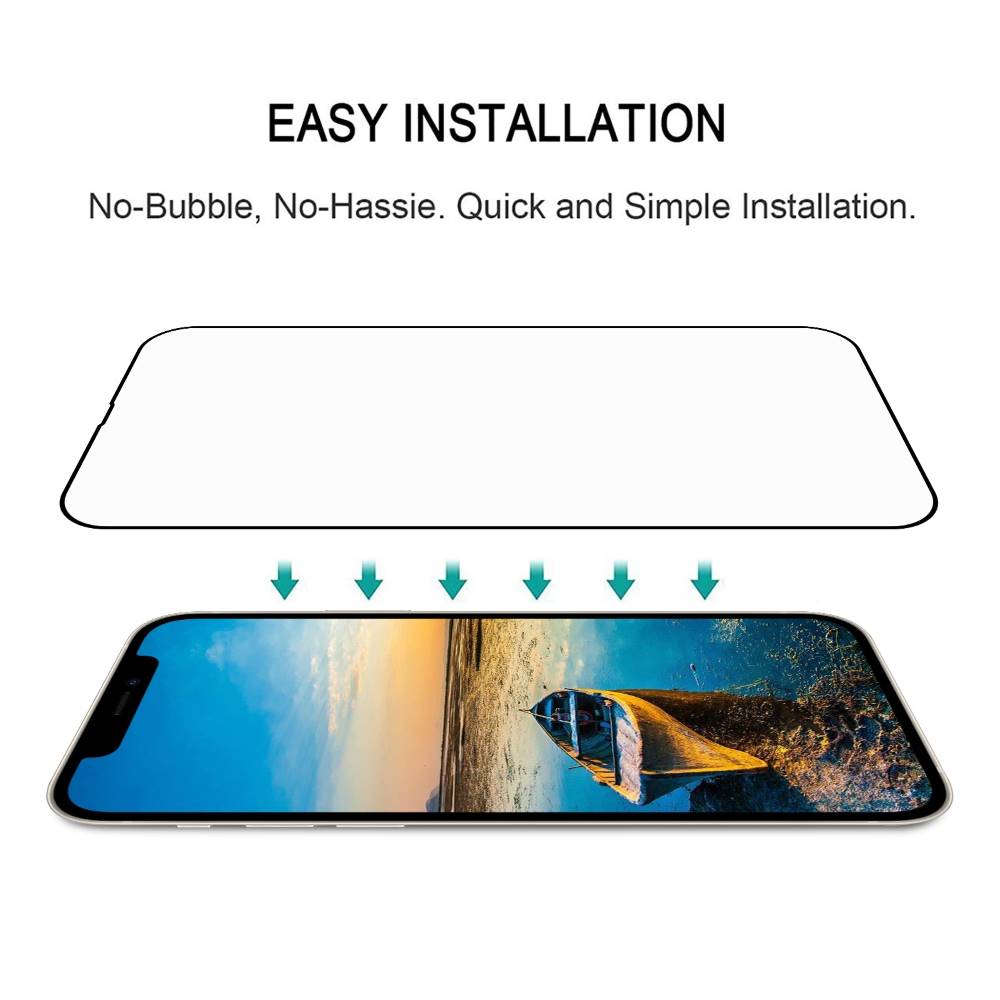 Schutzglas für Apple iPhone 14 Full Cover Full Glue Tempered Glass Folie Film