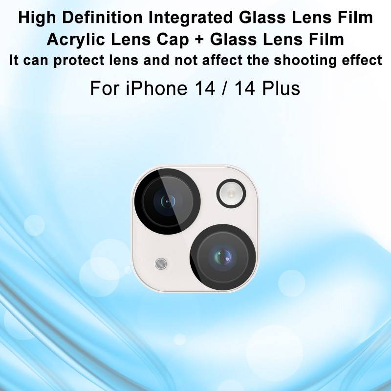 IMAK Kamera Schutzglas für Apple iPhone 14 14 PLUS Kameraschutz Glas Abdeckung