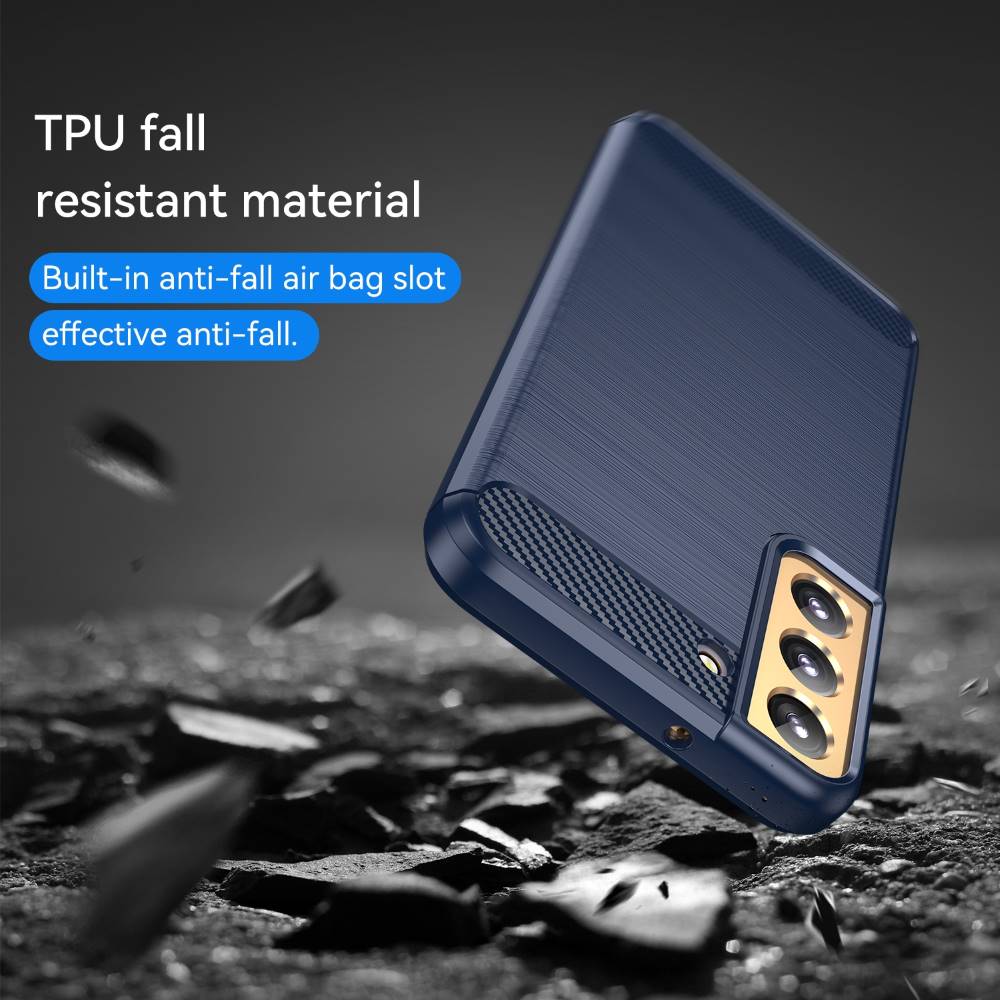 TPU Hülle für Samsung Galaxy S23 PLUS Carbon Fiber Skin Brushed Schutzcover Case