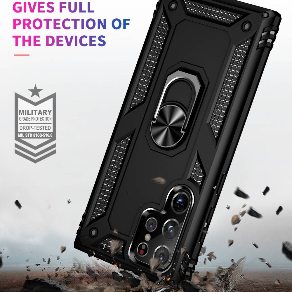 Outdoor Hülle für Samsung Galaxy S23 ULTRA TPU PC Hybrid Sergeant Armor Cover
