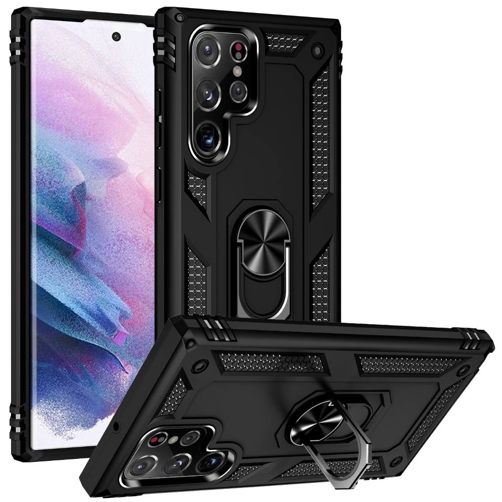 Outdoor Hülle für Samsung Galaxy S23 ULTRA TPU PC Hybrid Sergeant Armor Cover