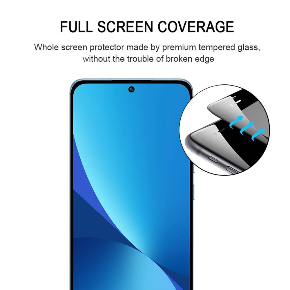 Schutzglas für Xiaomi 13 Full Cover Full Glue Tempered Glass Schutzfolie Film