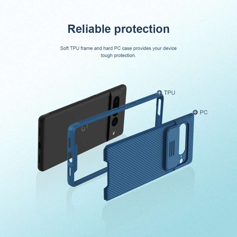 NILLKIN Hybrid Hülle für Google Pixel 7 PRO Camshield Pro Case Handy Full Cover