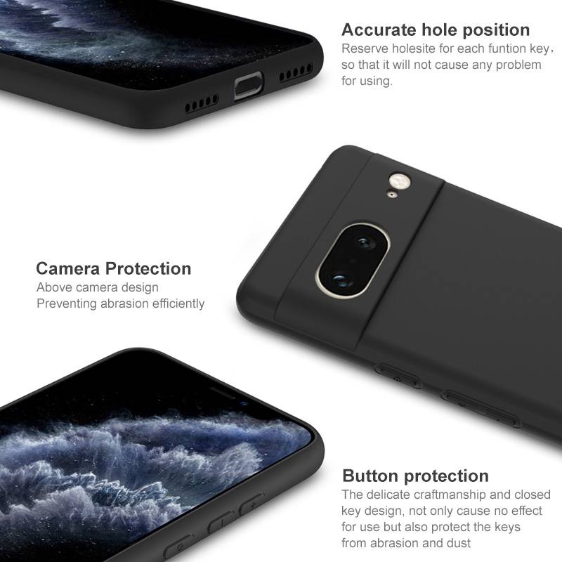 IMAK TPU Hülle für Google Pixel 7 UC-3 Series Frosted Matt Flexibel Schutz Case