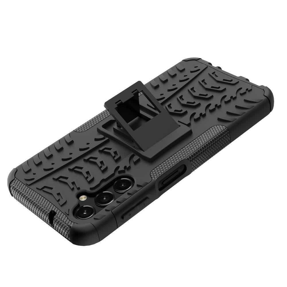 Outdoor Hülle für Samsung Galaxy A14 Tire Rutschfest Kickstand PC TPU Cover Case