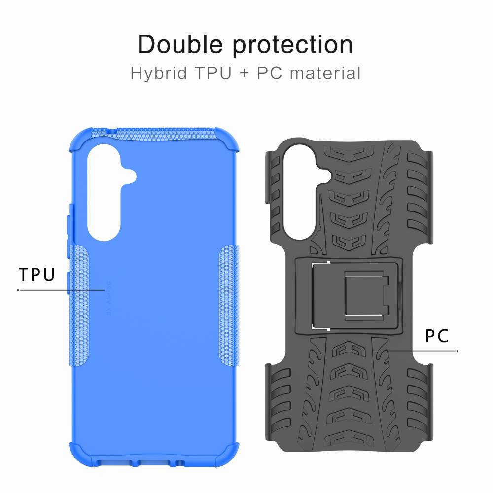 Outdoor Hülle für Samsung Galaxy A54 Tire Rutschfest Kickstand PC TPU Cover Case