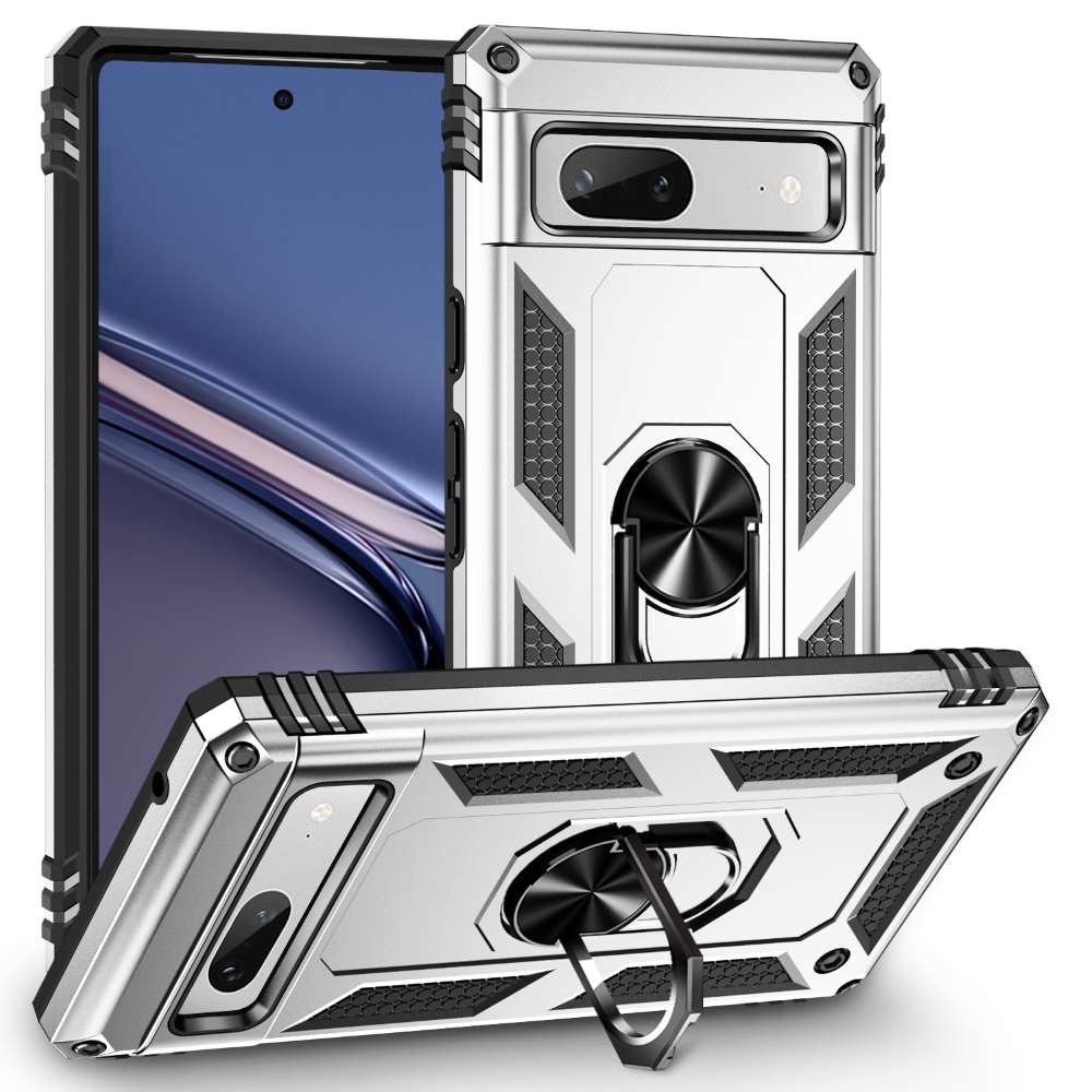 Outdoor Hülle für Google Pixel 7a TPU PC Hybrid Sergeant Armor Ring Cover Case