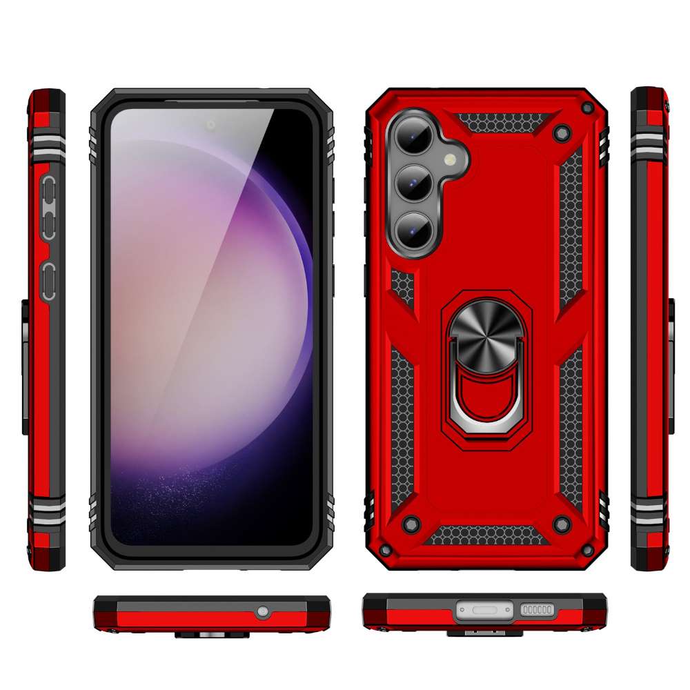 Outdoor Hülle für Samsung Galaxy S23 FE TPU PC Hybrid Sergeant Armor Schutzcover