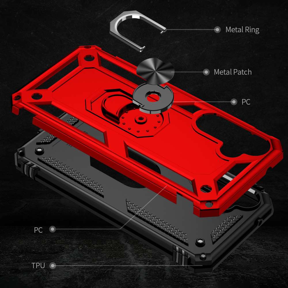 Outdoor Hülle für Samsung Galaxy S23 FE TPU PC Hybrid Sergeant Armor Schutzcover