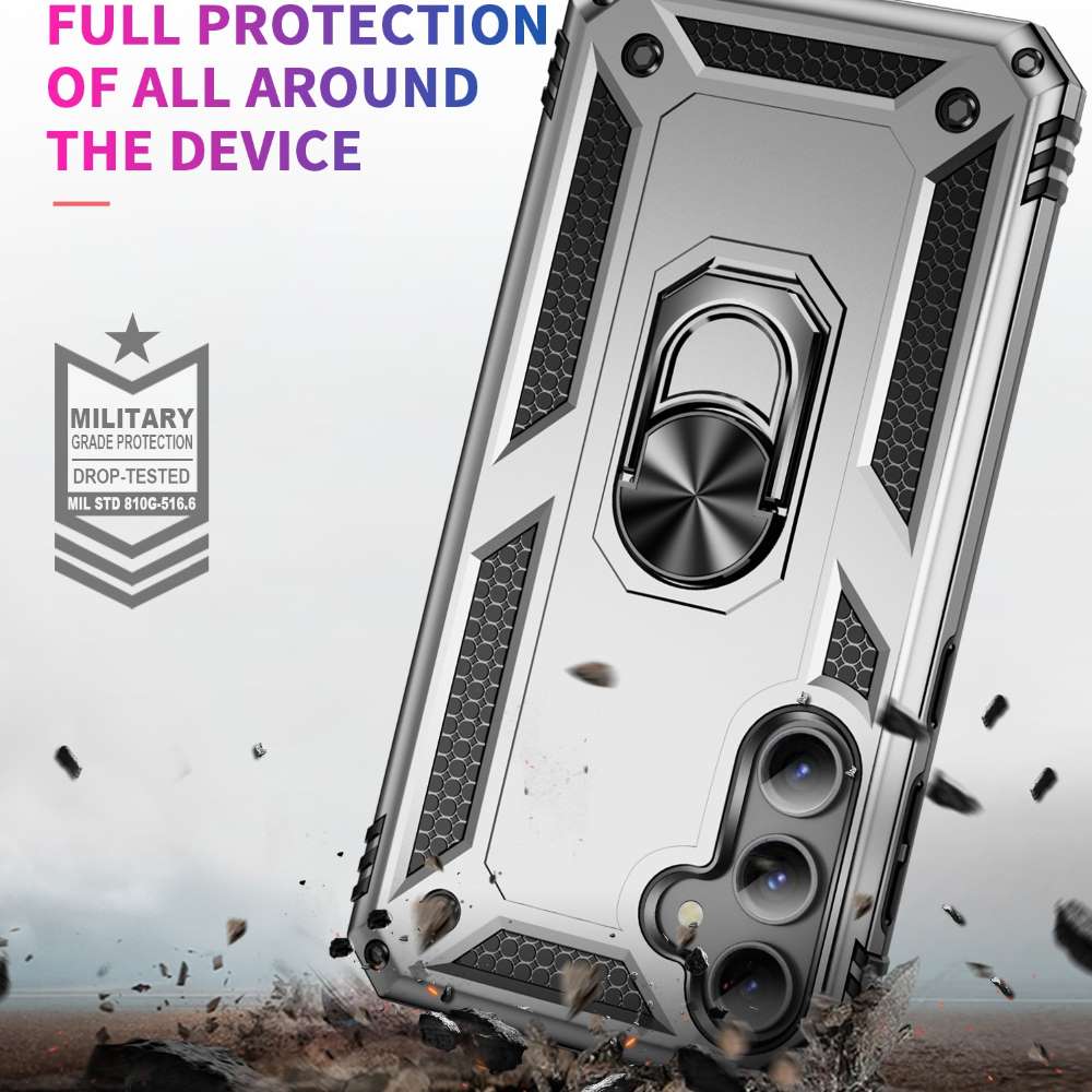 Outdoor Hülle für Samsung Galaxy S23 FE TPU PC Hybrid Sergeant Armor Schutzcover