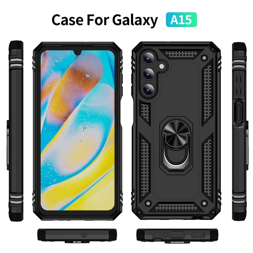 Outdoor Hülle für Samsung Galaxy A15 TPU PC Hybrid Sergeant Armor Schutzcover