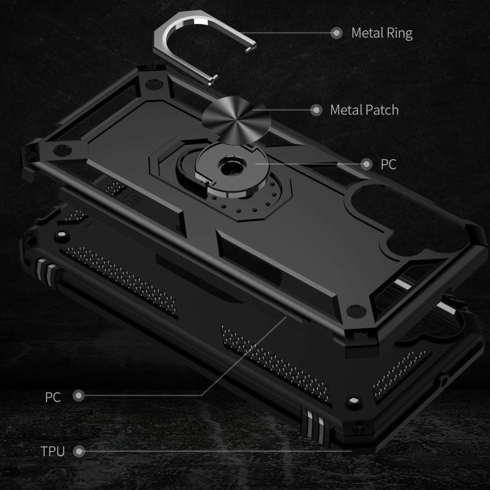 Outdoor Hülle für Samsung Galaxy A15 TPU PC Hybrid Sergeant Armor Schutzcover