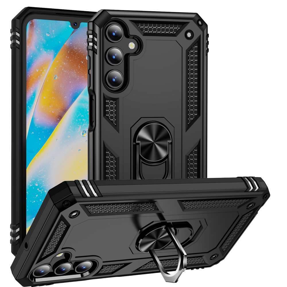 Outdoor Hülle für Samsung Galaxy A15 TPU PC Hybrid Sergeant Armor Schutzcover