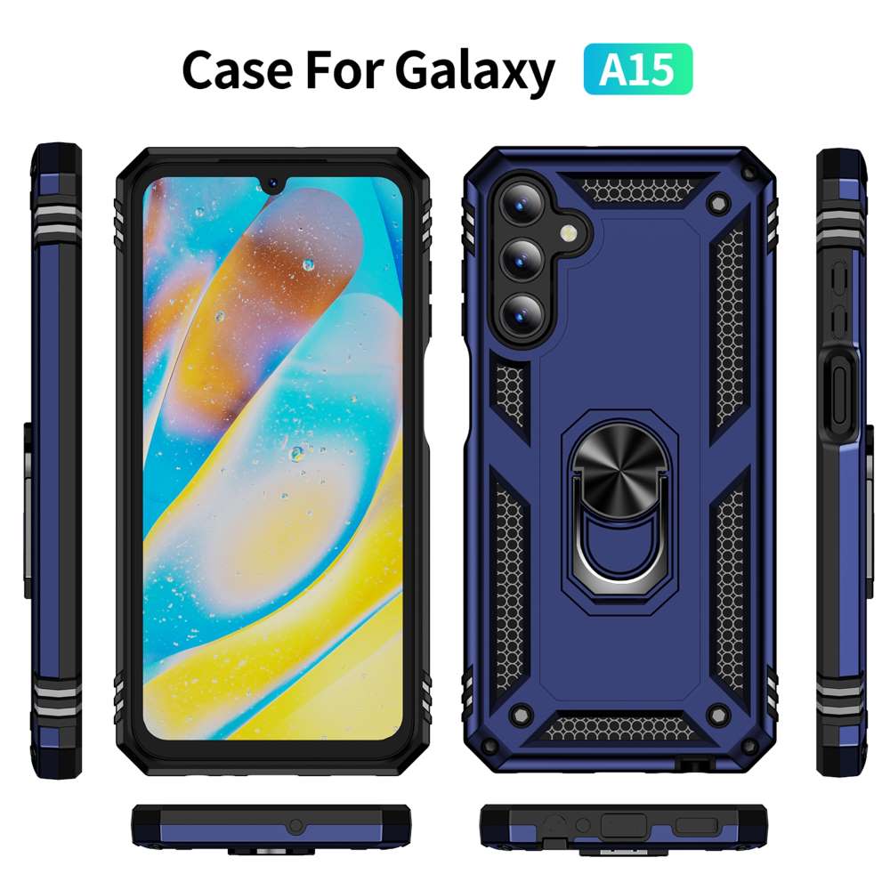 Outdoor Hülle für Samsung Galaxy A15 TPU PC Hybrid Sergeant Armor Schutzcover