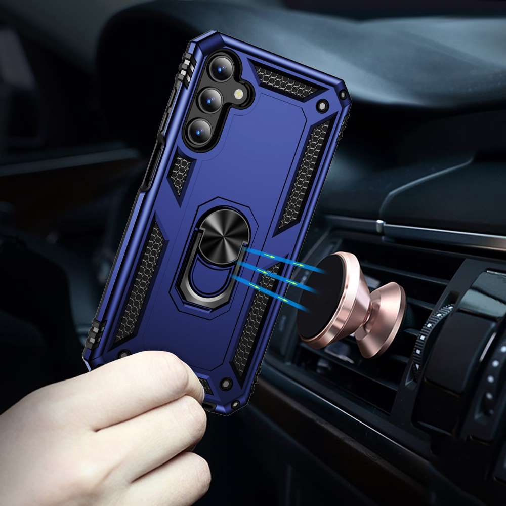 Outdoor Hülle für Samsung Galaxy A15 TPU PC Hybrid Sergeant Armor Schutzcover