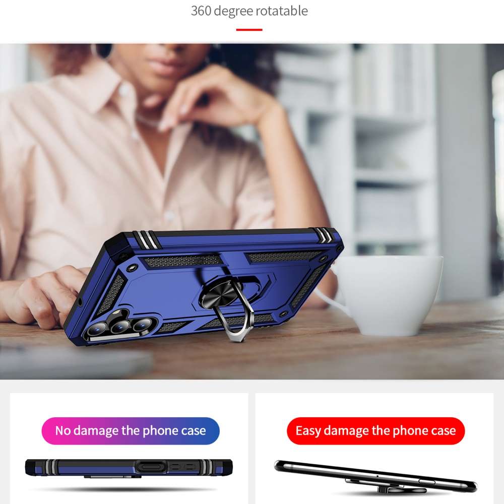 Outdoor Hülle für Samsung Galaxy A15 TPU PC Hybrid Sergeant Armor Schutzcover