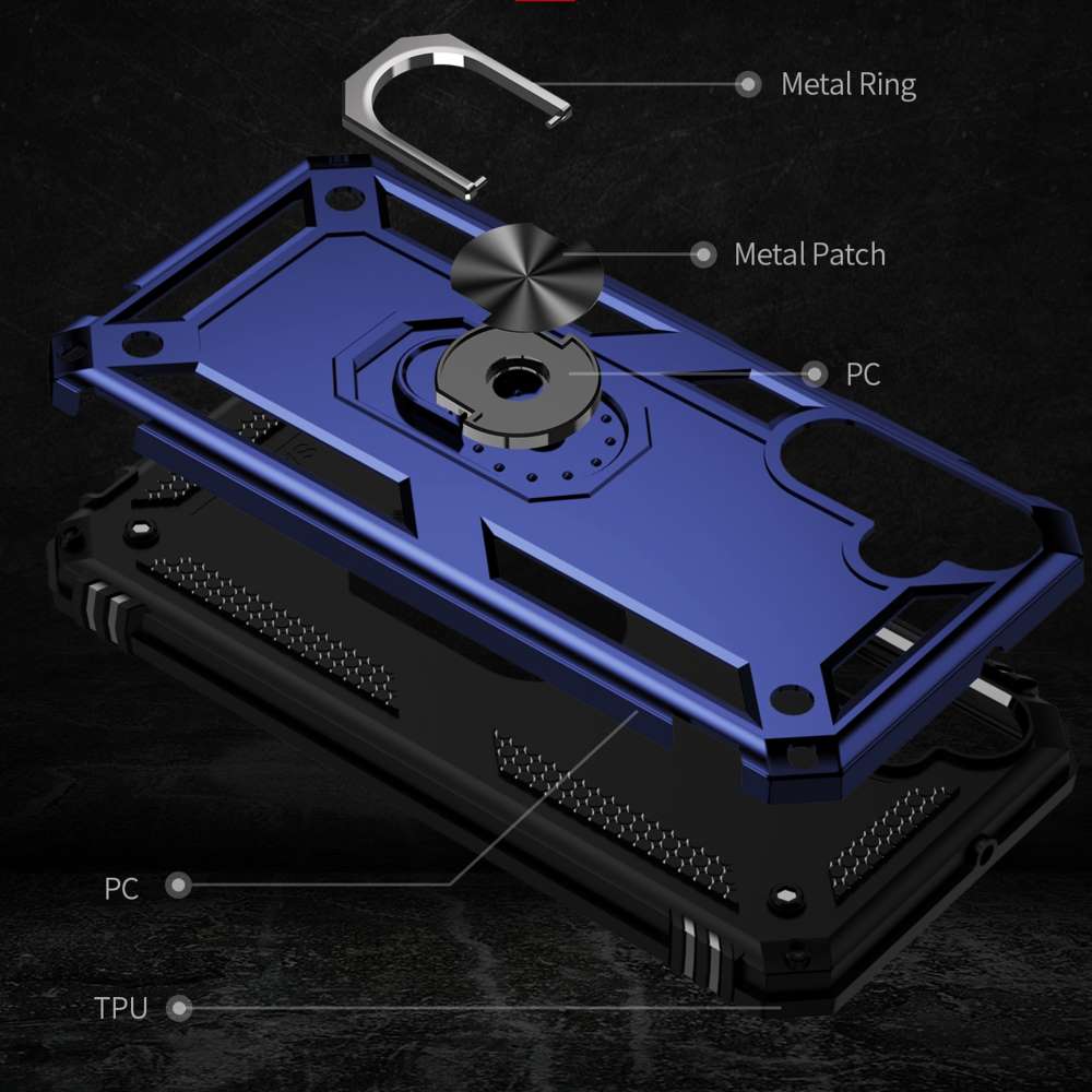 Outdoor Hülle für Samsung Galaxy A15 TPU PC Hybrid Sergeant Armor Schutzcover