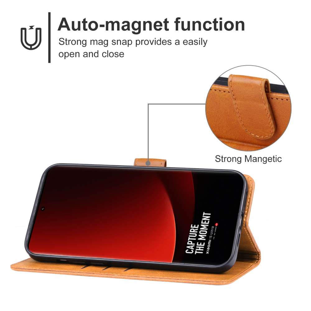 Handy Tasche für Xiaomi 14 Ultra Wallet Magnet Klappetui Hülle Kartenfach Case