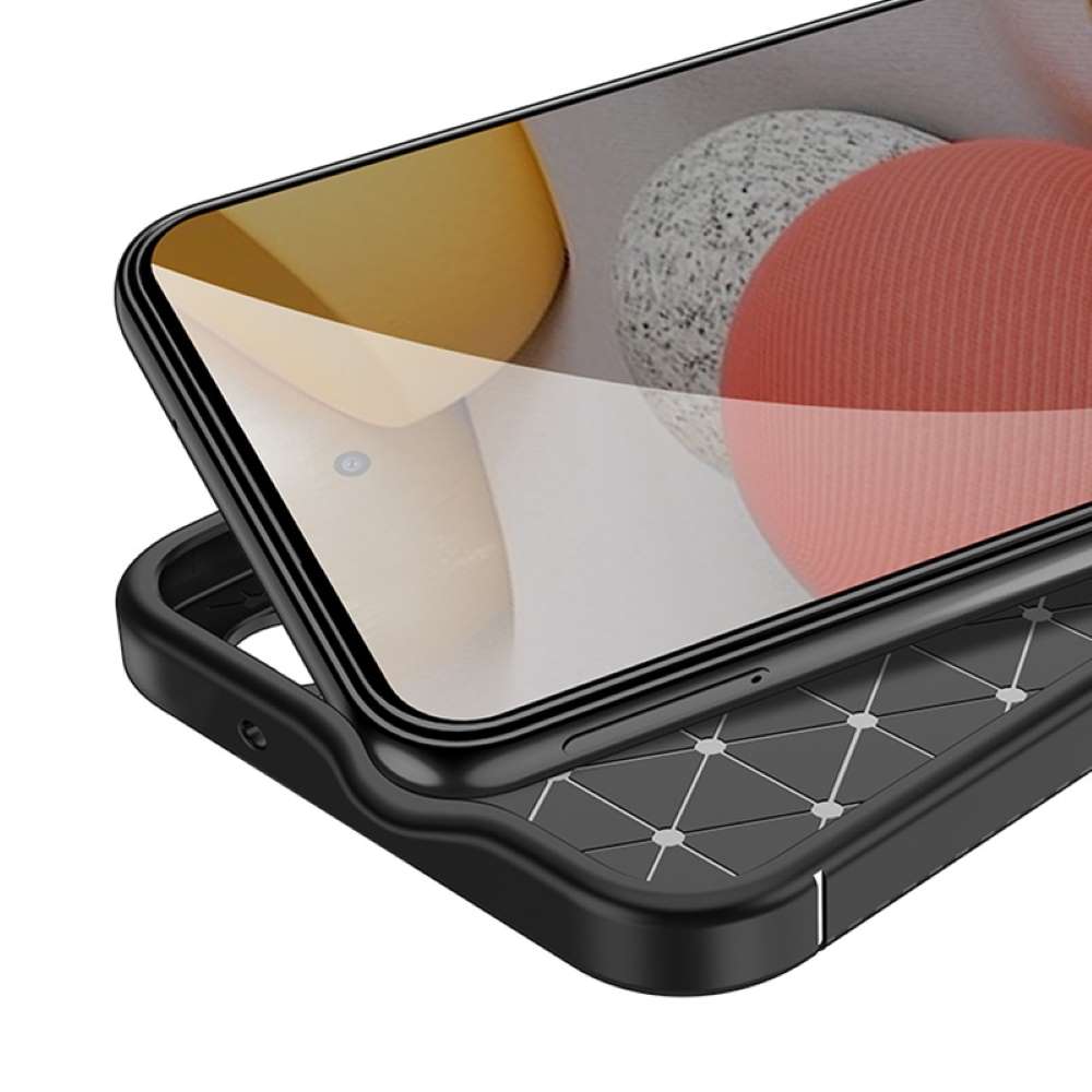 TPU Hülle für Samsung Galaxy S23 FE Carbon Fiber Muster Shockproof Cover Case