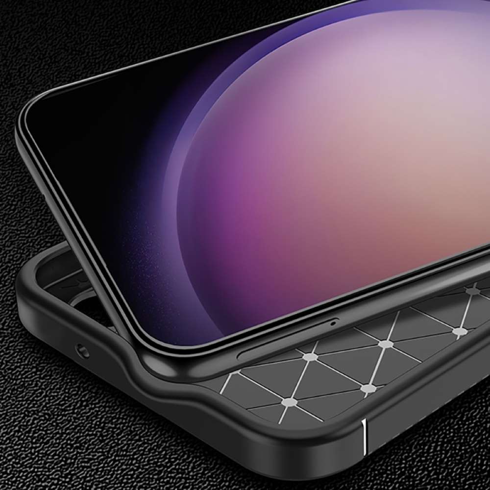 TPU Hülle für Samsung Galaxy S24 PLUS Carbon Fiber Muster Shockproof Cover Case