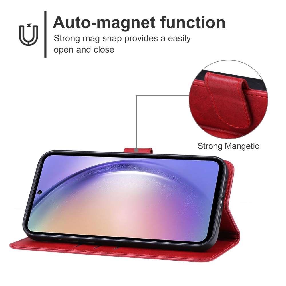 Handy Tasche für Samsung Galaxy A55 Wallet Magnet Klappetui Schutzhülle Case