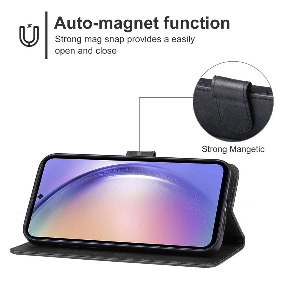 Handy Tasche für Samsung Galaxy A55 Wallet Magnet Klappetui Schutzhülle Case