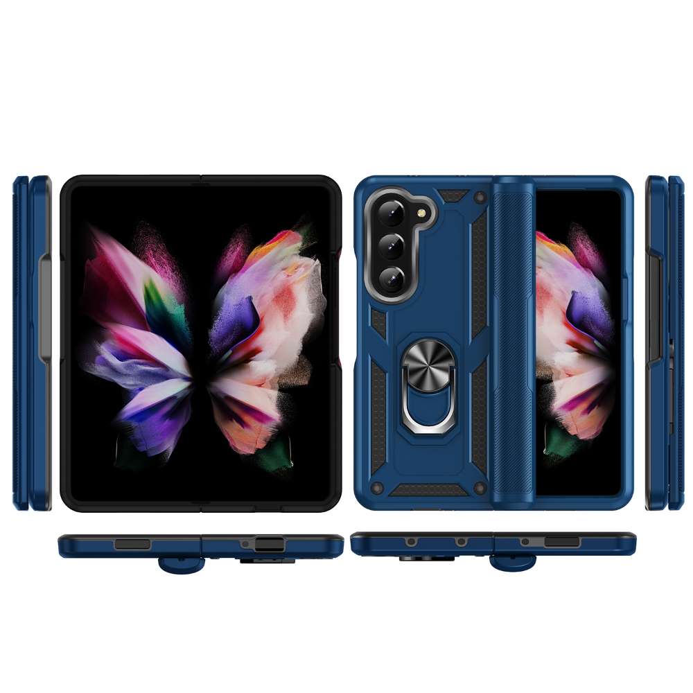 Outdoor Hülle für Samsung Galaxy Z Fold5 TPU PC Hybrid Sergeant Ring Cover Case