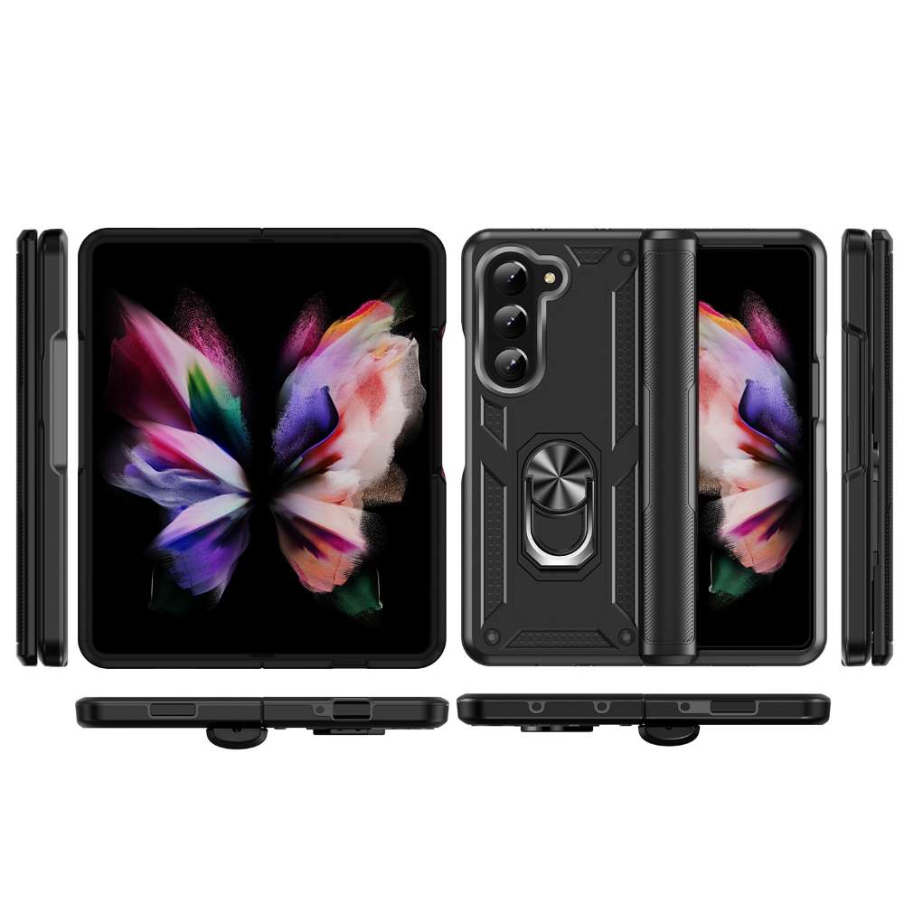 Outdoor Hülle für Samsung Galaxy Z Fold5 TPU PC Hybrid Sergeant Ring Cover Case