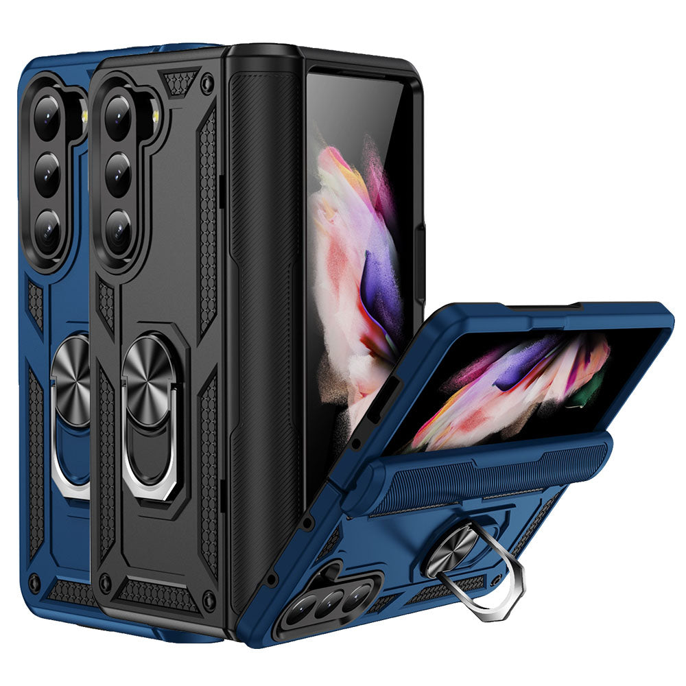 Outdoor Hülle für Samsung Galaxy Z Fold5 TPU PC Hybrid Sergeant Ring Cover Case