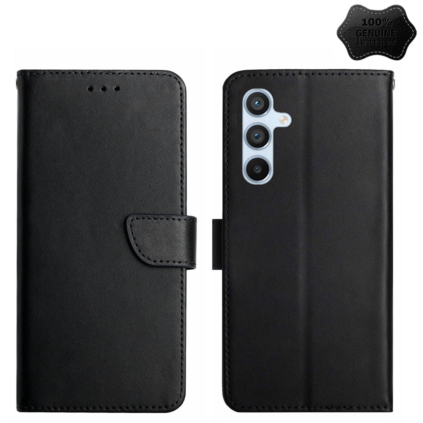 Handy Tasche für Samsung Galaxy S24 PLUS Echt Leder Klappetui Hülle Flip Case