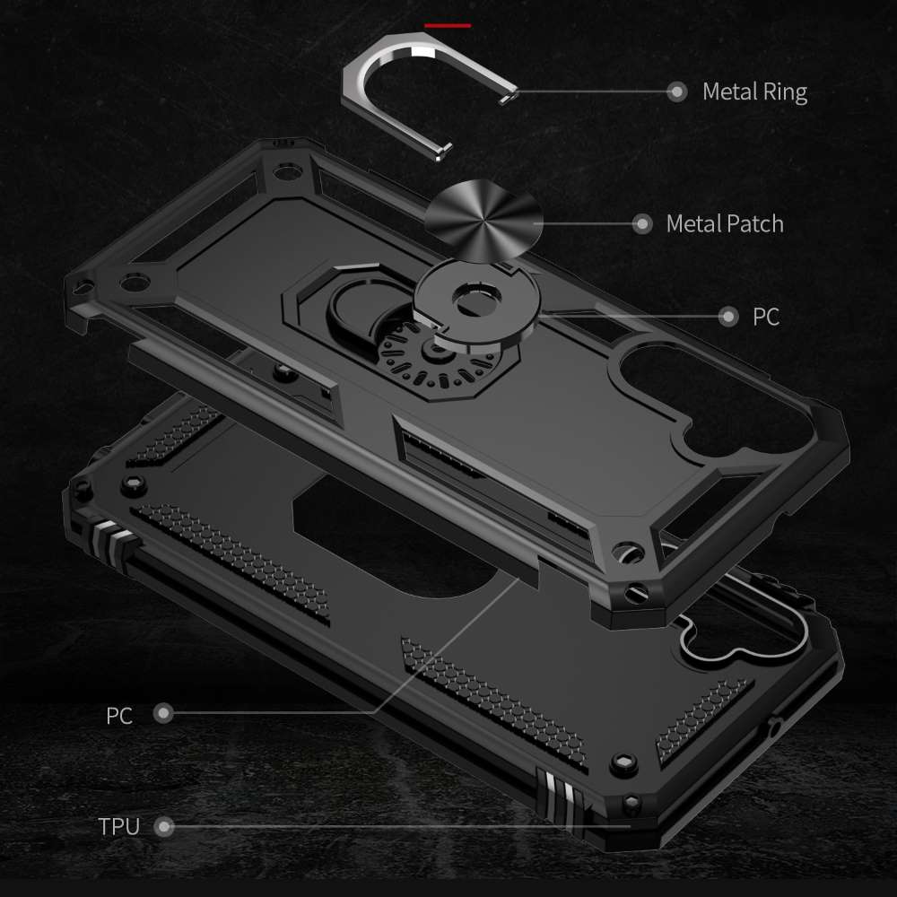 Outdoor Hülle für Samsung Galaxy A25 TPU PC Hybrid Sergeant Armor Schutzcover