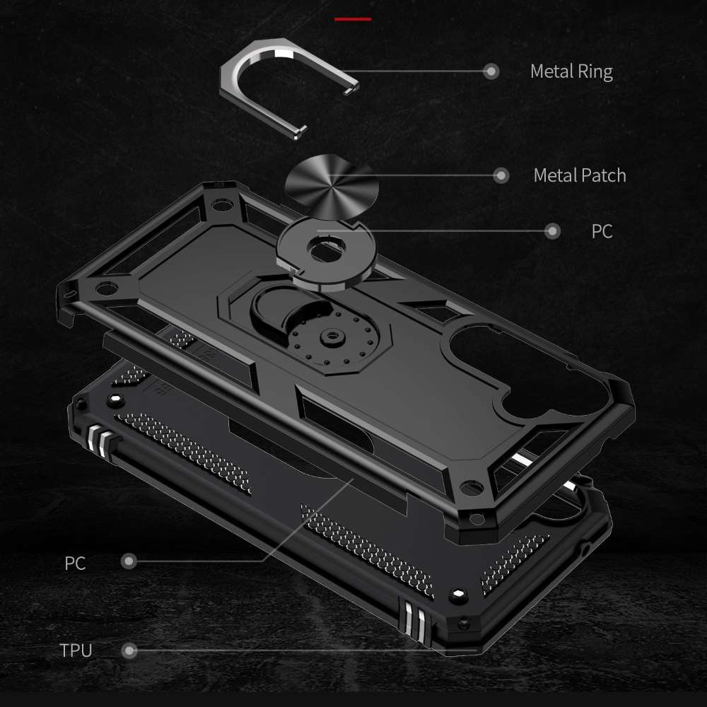 Outdoor Hülle für Samsung Galaxy A35 TPU PC Hybrid Sergeant Armor Schutzcover